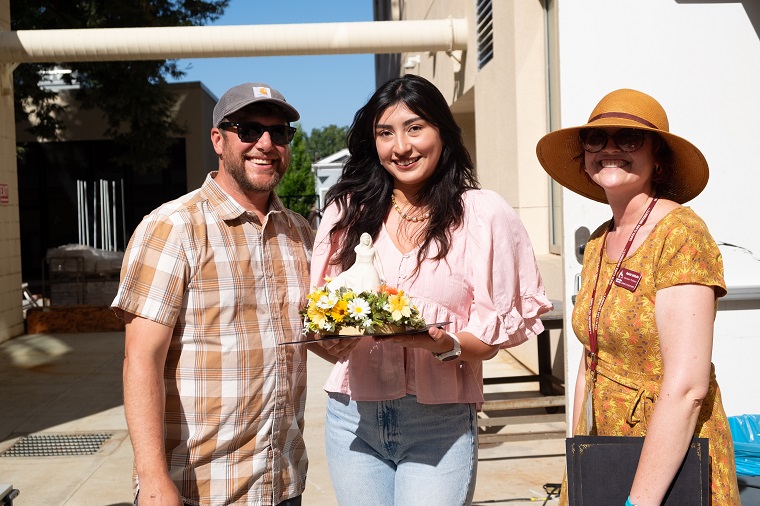 Natalia OZ with Ryan Carrington and Danielle Heitmuller