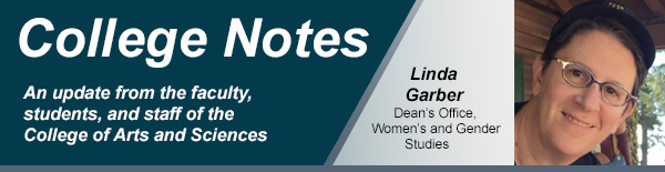 College notes header with Linda Garber