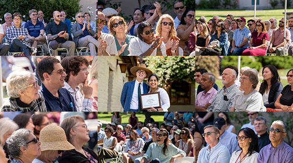 2023 College Convocation collage of nine photos