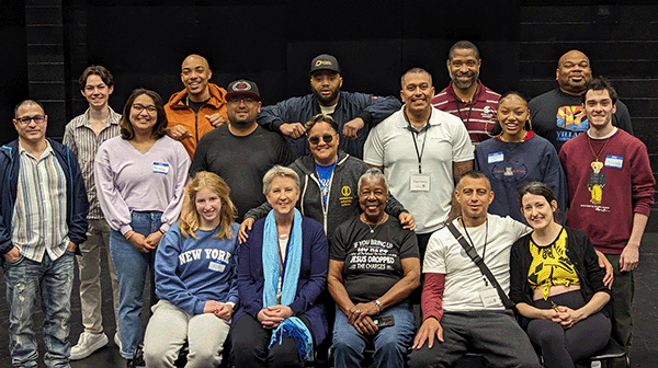 Group photo of the Pruno Fund Exoneree Speakers Bureau Workshop 2024