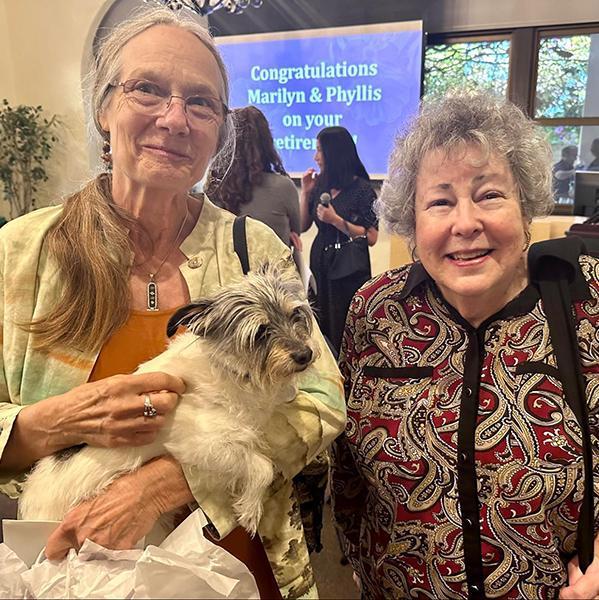 Phyllis Brown and Marilyn Edelstein