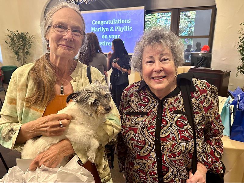 Phyllis Brown and Marilyn Edelstein