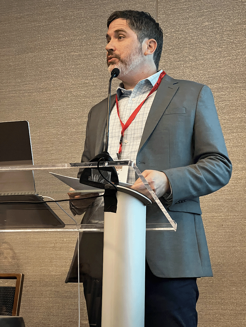 Mateo Carrillo presenting at the American Historical Association