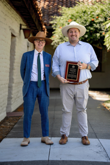 Dean Daniel Press and Greg Walswick recipient of the  2023 Nancy Keil Award