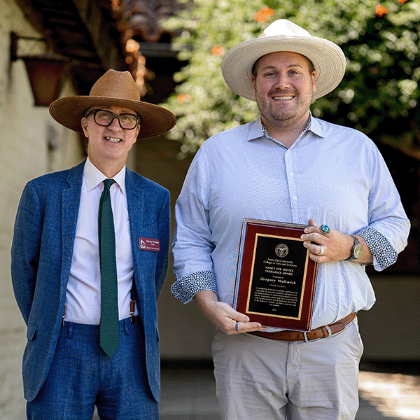 Dean Daniel Press and Greg Walswick recipient of the  2023 Nancy Keil Award