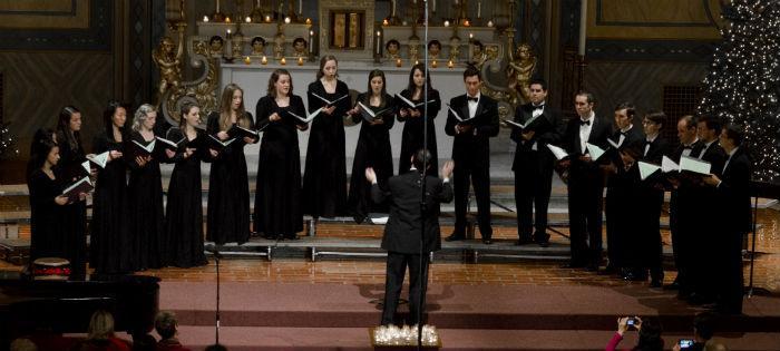 Chamber singers concert in the Mission 