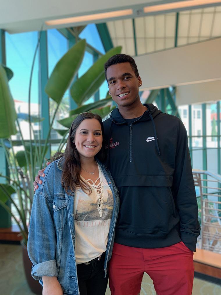 Shane Hughes '20 and Mariana Perera '20 selected as 2019-2020 Hackworth Fellows