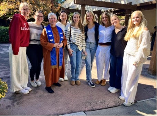 Claire Andre, Megan Barstad, Yogacharya Ellen Grace O’Brien, Evy Kimball, Caitlin Degnan, Clara Barnes, Daisy Darby, Heidi Havecamp, and Lucy Fillippini