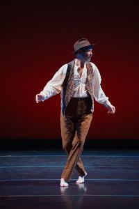 David Popalisky in his Walking with Walt choreographed work