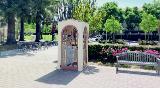 Wind phone on the SCU Arts Plaza