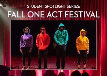 4 people in purple, red, green and yellow hoodies