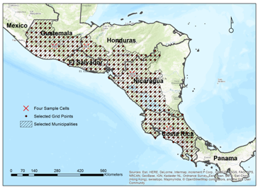 Central America map