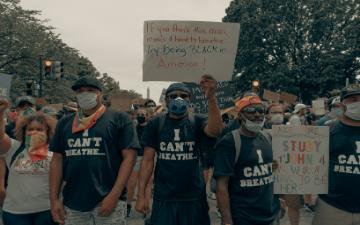 group of Black Lives Matter protesters