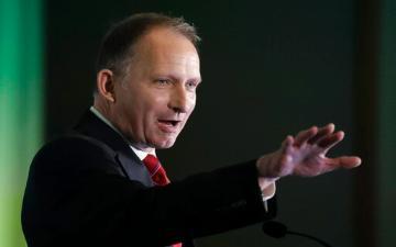 Republican candidate for the 49th Congressional District, speaks during the California GOP fall convention on Sept. 7, 2019, in Indian Wells, Calif.