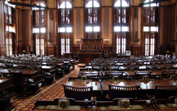 Atlanta - Downtown: Georgia State Capitol - House Chamber by Wally Gobetz/Flickr used with permission under CC BY-NC-ND 2.0 DEED. image link to story