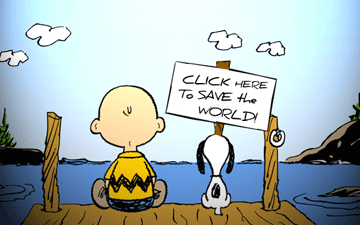 Slacktivism Charlie Brown