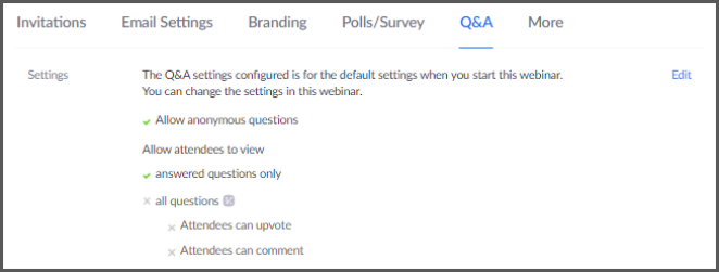 Alt text: Interface for customizing webinar settings with options for title, description, date, time, and notifications.