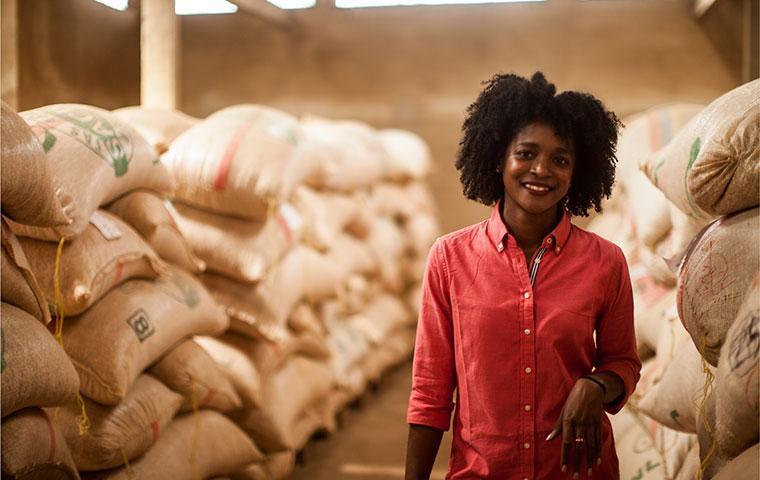 Photo of Miller Center Alumna Manka Angwafo, co-founder of Grasslands Cameroon