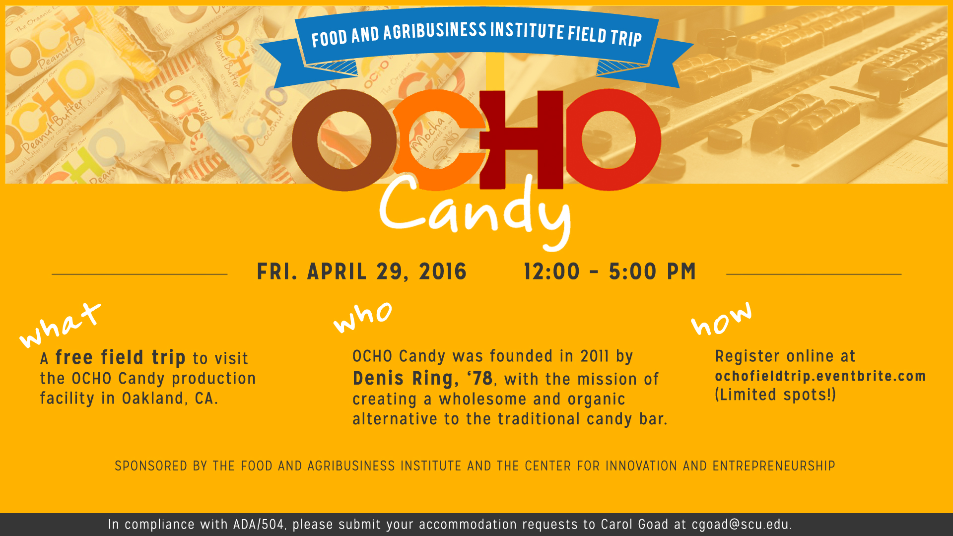 OCHO Field Trip 2016 event flyer