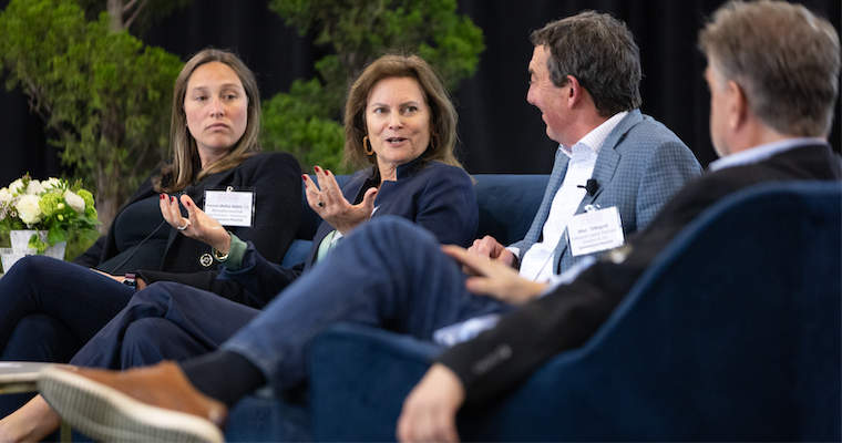 Panel members at the recent Real Estate Symposium at the Leavey School of Business