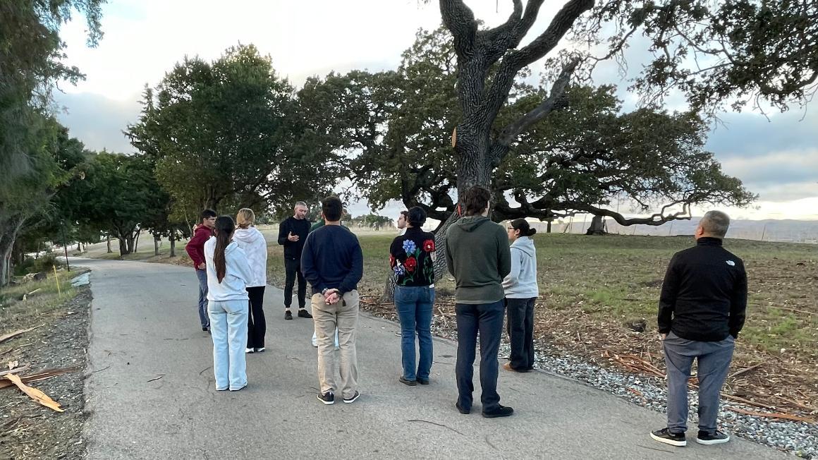 Teach Me How to Pray Retreat Listening to Tony Cortese lead the group in the examen