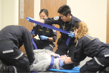 EMT's practicing 