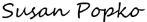 Susan Popko's Signature