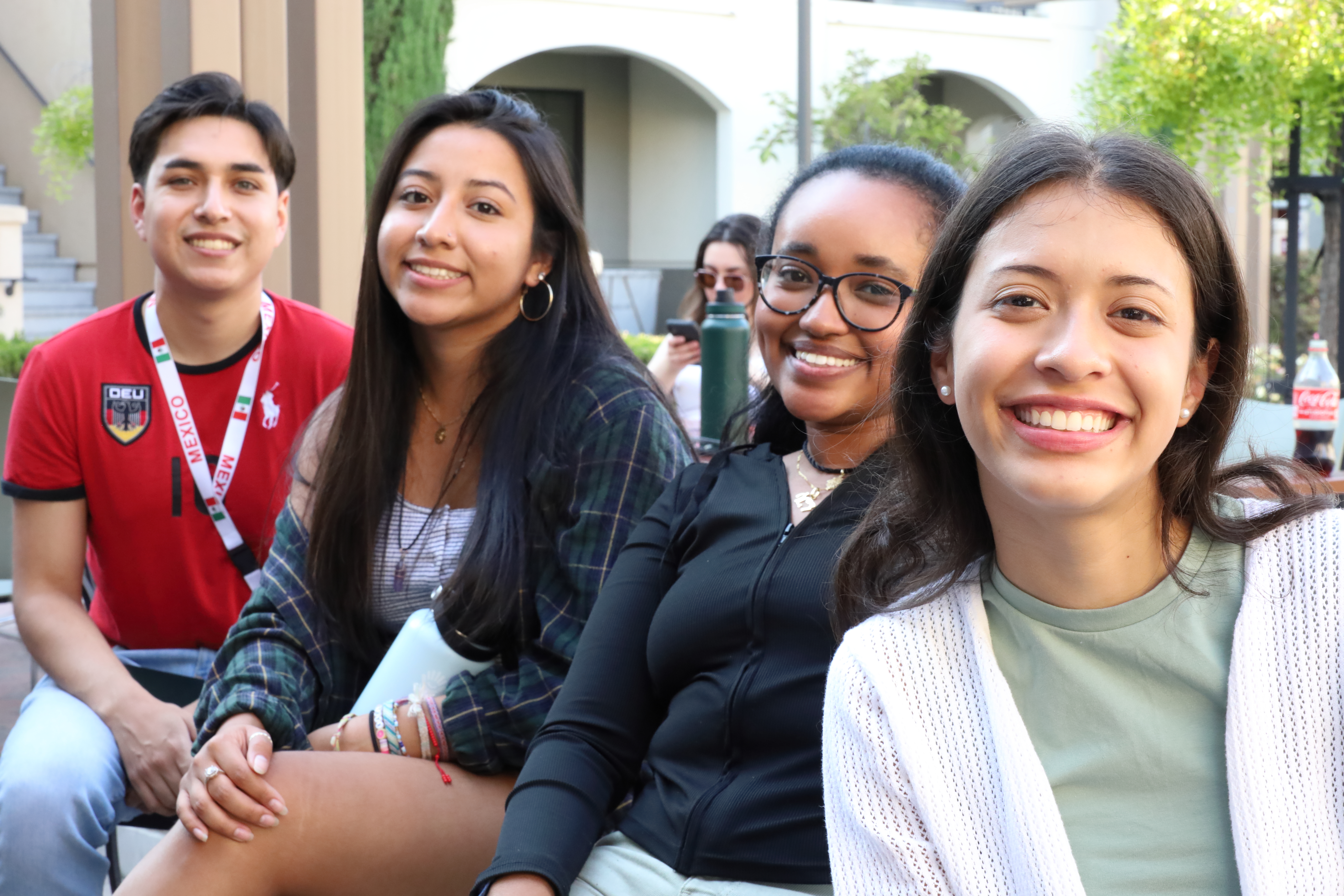 group of 4 students