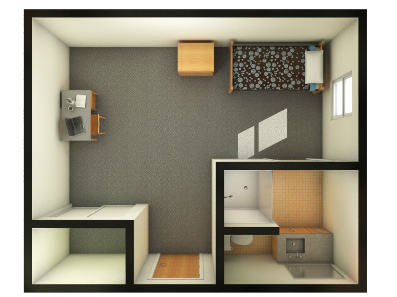 Nobili Single Room Layout