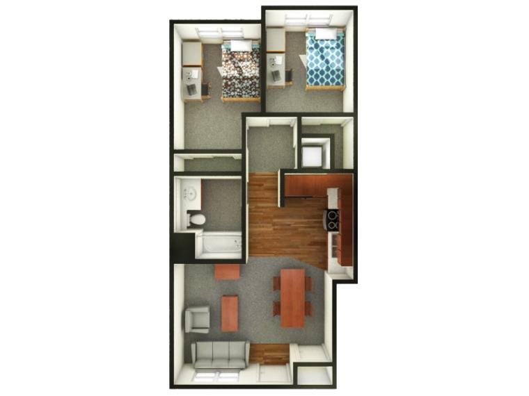 University Villas Two Bedroom