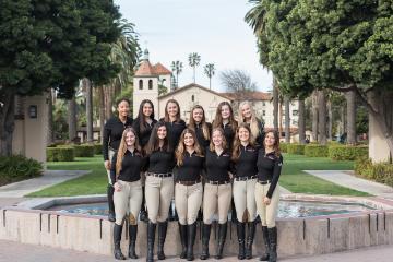 image of the equestrian team 19-20 season 