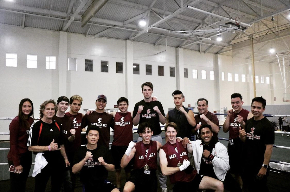 Team picture following the memorial Dodge Ackerman home bouts in the Malley center