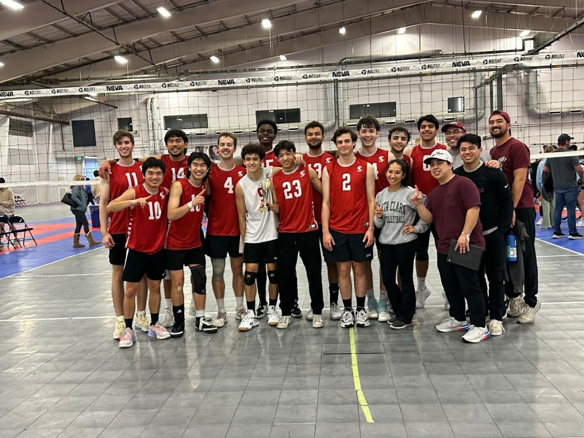 2024 Team Picture on a volleyball court