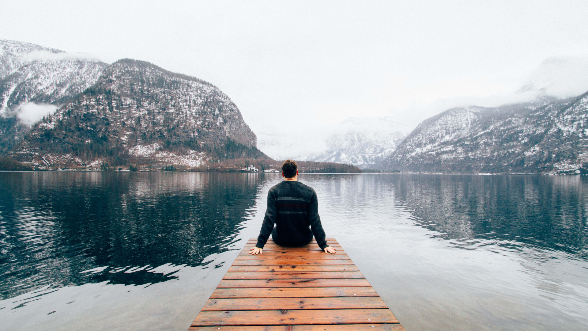 Peaceful Lake Man