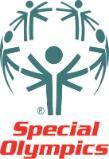 Special Olympics logo featuring human figures and text.
