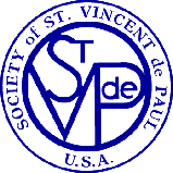 Logo of the Society of St. Vincent de Paul.