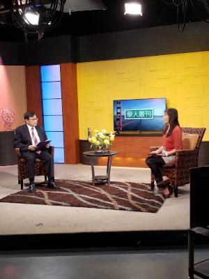 Dr. Ling interviewed by Mandarin Journal, KTSF Channel 26 TV.