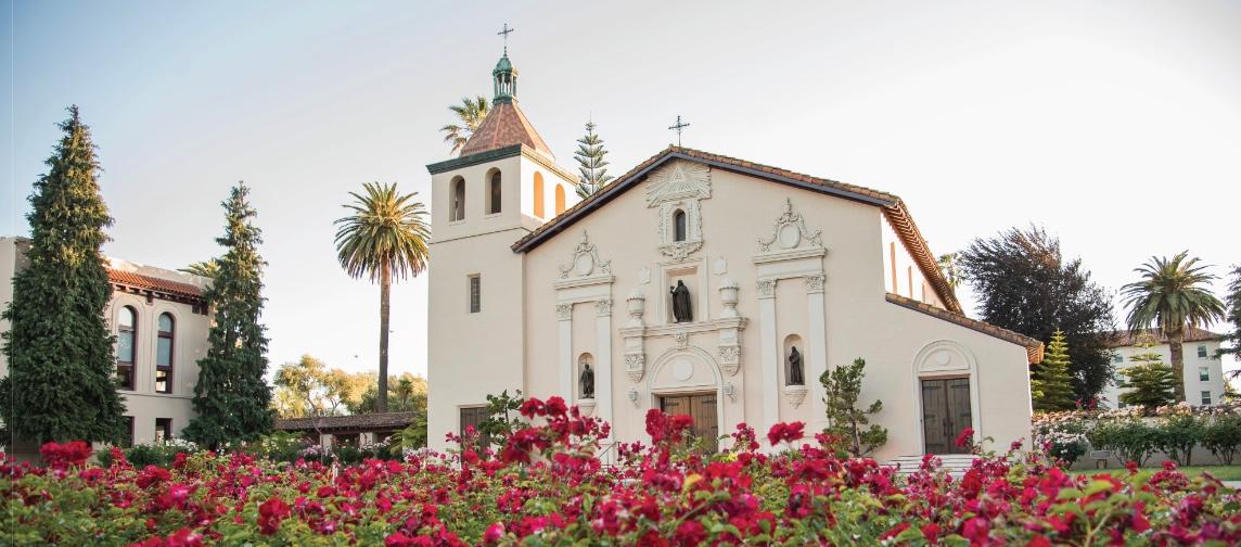 Exterior of Mission Santa Clara