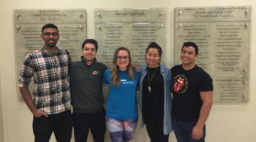 Group of students standing 