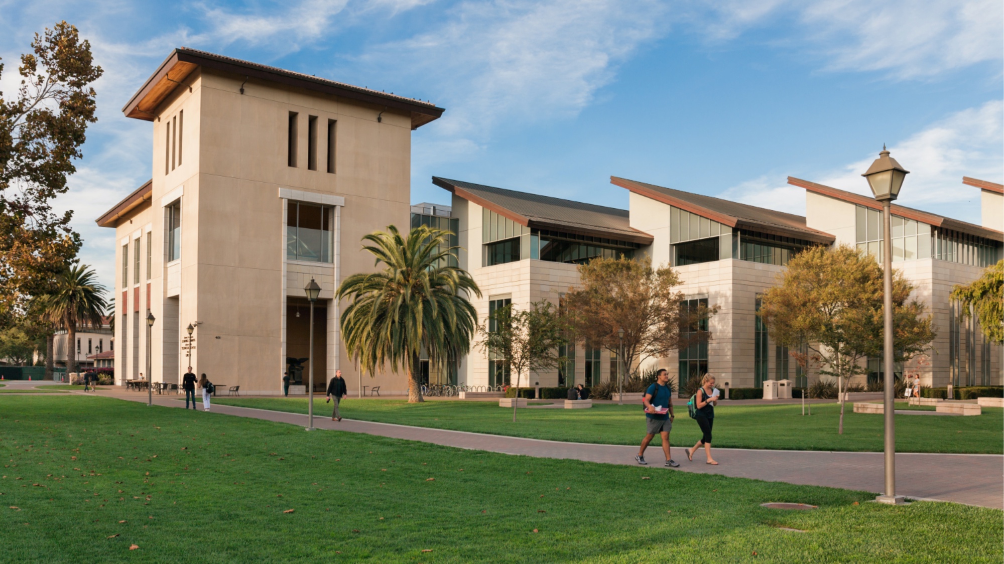 Learning Commons exterior on a brisk fall day