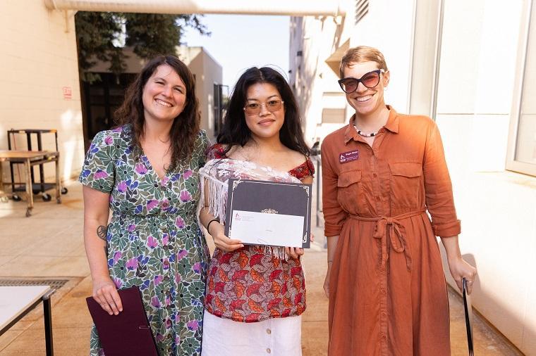 Katie Ligmond, Calyn Ellacer and Maggie Wander