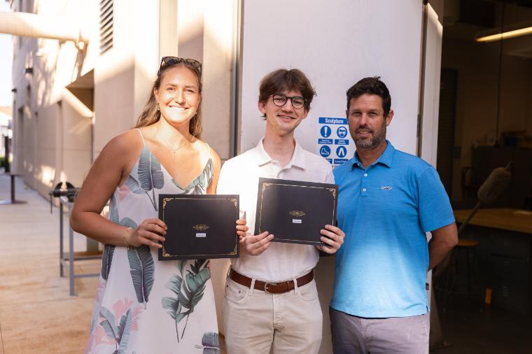 Lauren Grover, David Higley and Ryan Reynolds