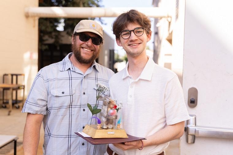 Ryan Carrington and Owen Higley