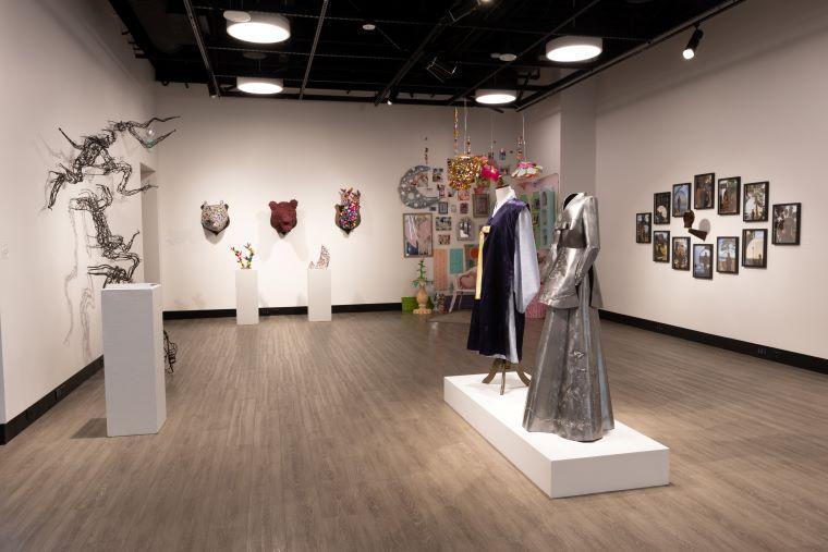 A glance of the studio art exhibition