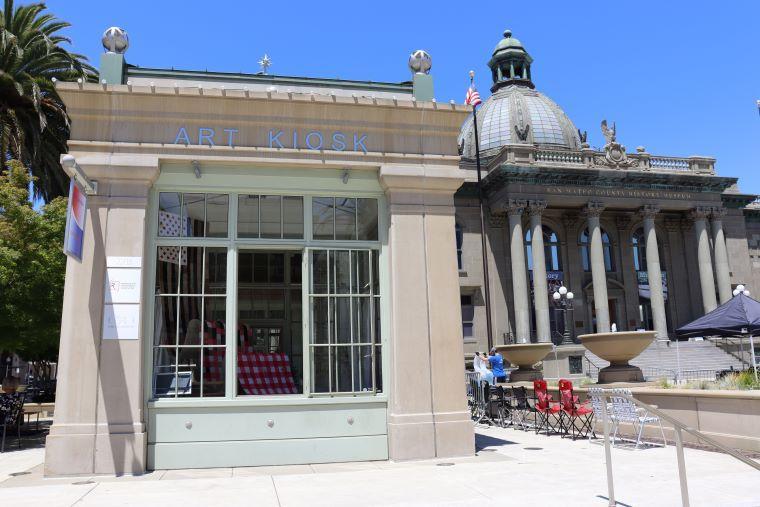 Redwood City Art Kiosk building