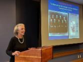 Nancy Unger speaking at Columbia University