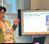 Anna Sampaio presenting at the 2025 WPSA conference in Seattle, Washington