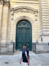 Apara Nanda outside Universites De Paris.