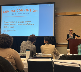 Birgit Koopmann-Holm presenting her research at the Annual Convention of the Society for Personality and Social Psychology in Chicago, IL, held February 26–28, 2026.