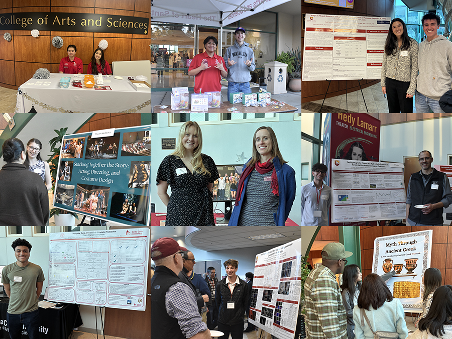 Collage of students and faculty at Family Weekend 2026